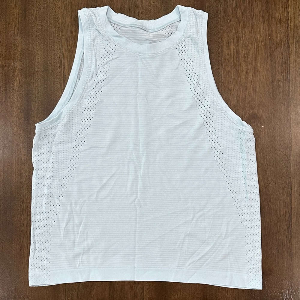 lululemon Swiftly Loose Fit Tank Top in Light Blue